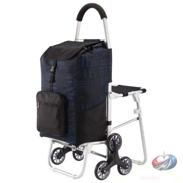 ショッピングカート キャリーカート ショッピングキャリー 椅子付き 大容量 2輪 6輪 買い物カート...