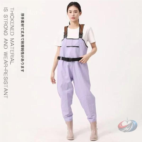 チェストハイウェーダー PVC 完全防水 ゾンチー 渓流釣りや農作業 漁業にも役立つ レディースにも...