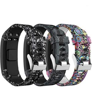 Garmin vivosmart HR バンド シリコン製交換ベルト/バンド Comtax 高級シリコン 交換用 ベルト for Garmin (ガー