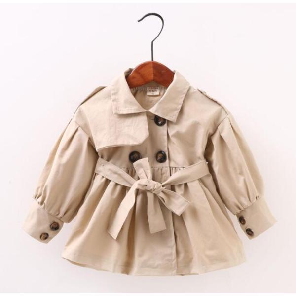 キッズジャケット 3色　普段着　長袖　子供コート　日常用　80-110　両前　キッズ　女の子