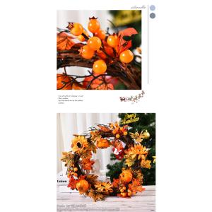 リース ハロウィン 花 秋 手作り クリスマス...の詳細画像3
