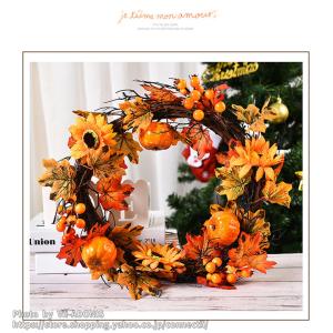 リース ハロウィン 花 秋 手作り クリスマス...の詳細画像5