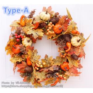リース ハロウィン 花 秋 手作り クリスマス...の詳細画像1