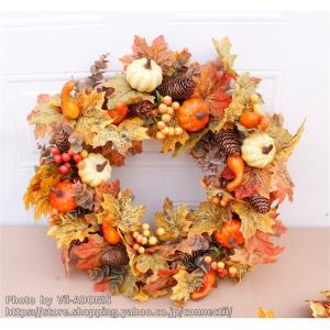 リース ハロウィン 花 秋 手作り クリスマス...の詳細画像2