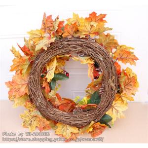 リース ハロウィン 花 秋 手作り クリスマス...の詳細画像3
