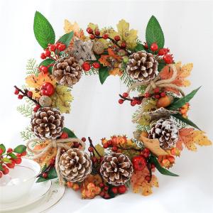 リース ハロウィン 花 秋 手作り クリスマス...の詳細画像1
