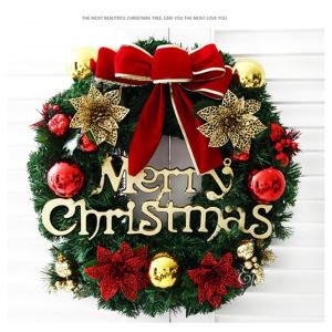 クリスマスリース クリスマス飾り付け 壁掛け飾...の詳細画像1