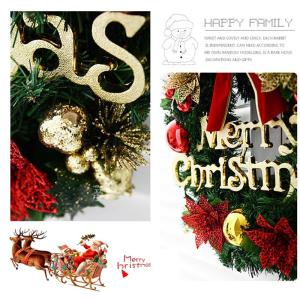 クリスマスリース クリスマス飾り付け 壁掛け飾...の詳細画像2