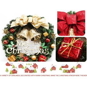 クリスマスリース クリスマス飾り付け 壁掛け飾...の詳細画像3