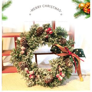 クリスマスリース クリスマス飾り付け 壁掛け飾...の詳細画像1
