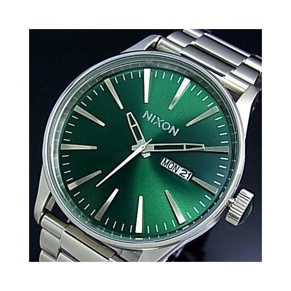 ニクソン NIXON 腕時計 The Sentry SS Green Sunray Watch A3...