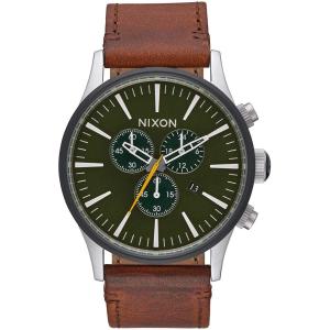 ニクソン 腕時計 NIXON セントリー クロノ レザー  A405-2334 A4052334
