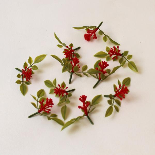 重箱飾り 【 みやび南天 10枚セット】お弁当箱 ランチボックス 箱 収納ボックス 天然 木製 紙製...