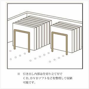 180センチ幅 ウォールナット材 ローボード ...の詳細画像2