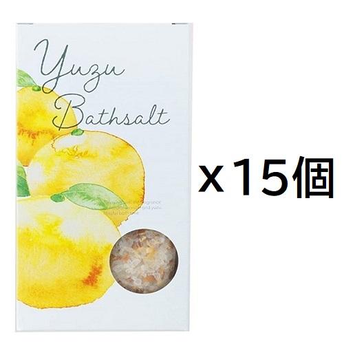 ゆずバスソルト 小袋タイプ（1袋：40g）×15個セット 入浴剤 4987547268482 松田医...