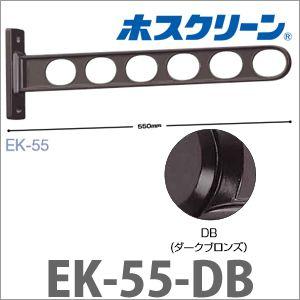 物干金物窓枠用 ホスクリーン 2本組セット [EK-55-DB] シンプルタイプ ダークブロンズ 物...