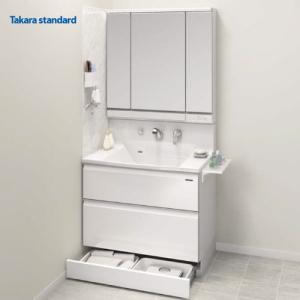 新品本物 タカラスタンダード 洗面化粧台プラン エリーナ ミラー 洗面下台 エンドカバー オプション くもり止めコーティング 間口90cm 受注品 Programmefidaburundi Org