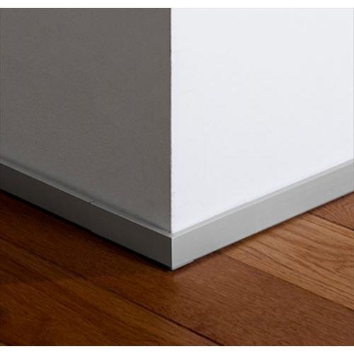 後付アルミ巾木fitbase フィットベース 出隅部材 4組入 シルバー [FT50D-S] 2t車...