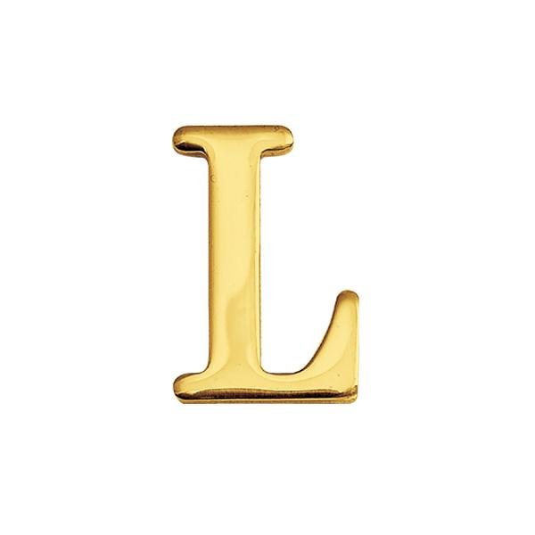 真鍮 切り文字(30サイズ)大文字 ブラスレター 金色 30mm 「L」 アンティーク ブラス 雑貨...