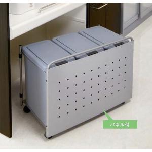 ダストカーゴ ダストワゴン(パネル付) ペール3個＋分別スペースタイプ