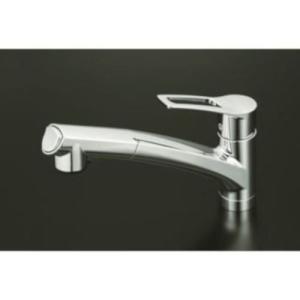 決算セール KVK  流し台用シングルレバー式シャワー付混合栓