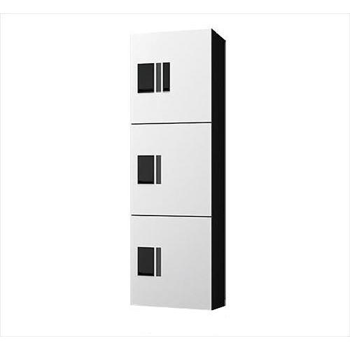 宅配ボックスプチ宅unit防水型W360ホワイト×ブラックH4003ボックス [KS-TL01R-0...