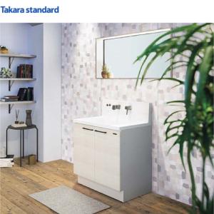 洗面化粧台 ウィット(フラットカウンター)間口750mm タカラ