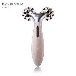 MTG 美容ローラー Refa RHYTHM(リファリズム) [RF-RT2320C-NT] ベージュウッド 正規品 美顔ローラー　美顔器 顔コリに着目したフェイス美容ローラー あすつく