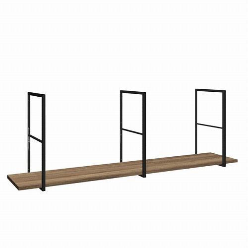 ラダーフレーム棚セット CRAFITS クラフィッツ 黒フレーム [RT-K2-W17] オープン収...