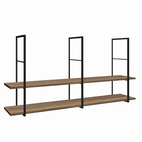 ラダーフレーム棚セット CRAFITS クラフィッツ 黒フレーム [RT-K3-W17] オープン収...