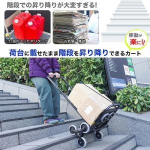 台車 平地アシスト付き3輪階段のぼれるカート ...の詳細画像1