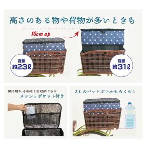 自転車カゴカバー 後ろ バスケットカバー リア...の詳細画像2