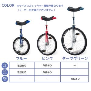 一輪車 16インチ 20インチ 24インチ ブ...の詳細画像1