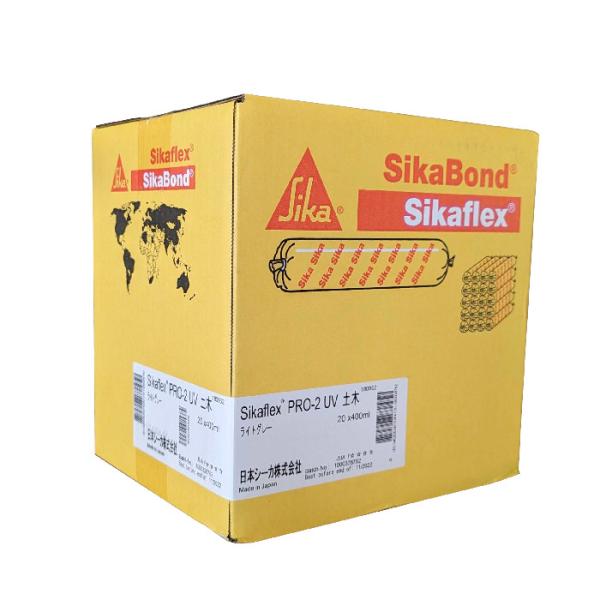 シーカフレックス　ＰＲＯ２ＵＶ土木　400ml×20本　ソーセージタイプ　ライトグレー　20本入り1...