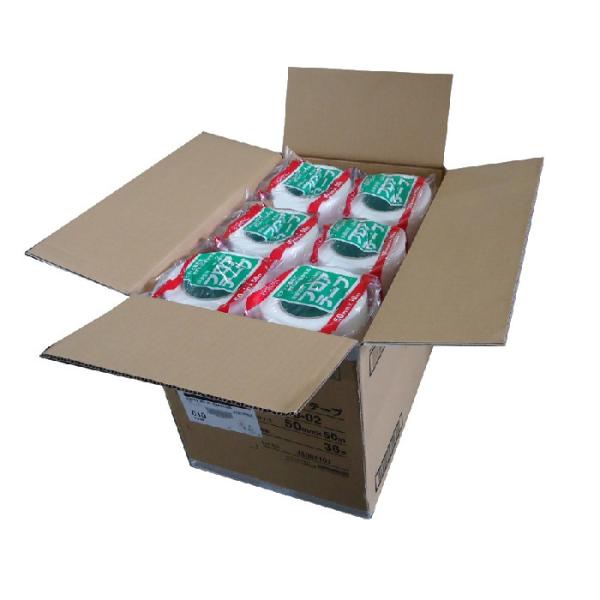 スリオンテック　NO.3440　白　50mm×50m　36巻（１ケース）　床養生用フロアテープ　マク...