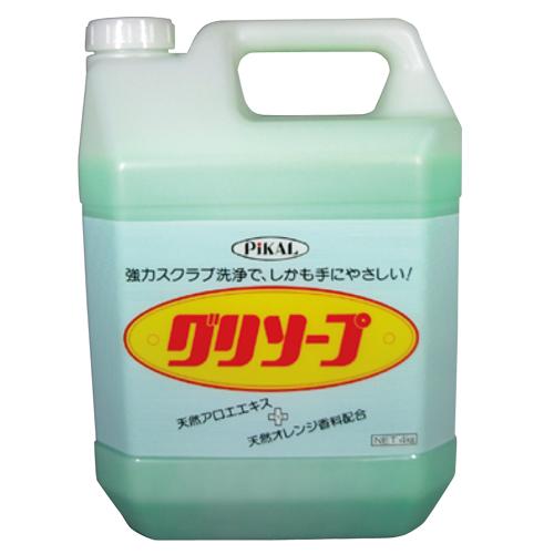 ピカール グリソープ　4Kg　日本磨料工業　手、指用油落とし洗剤