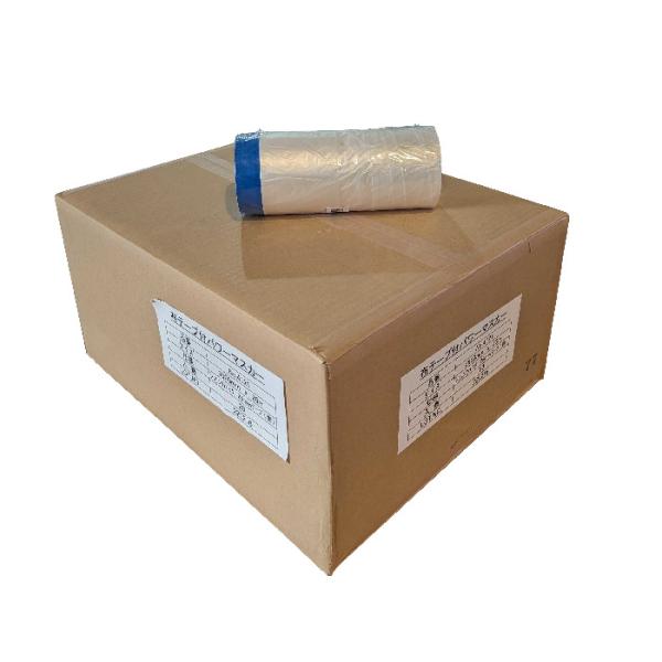 布テープ付ポリマスカー 3600ｍｍ×20ｍ　20巻入1箱 個包装タイプ　布テープ幅 25mm　品番...