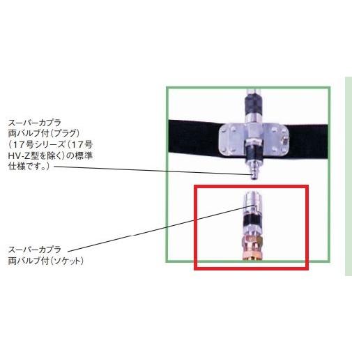 興研　スーパーカプラ両バルブ付きソケット　送気マスク用　品番477184【クレジット払い　または　ペ...