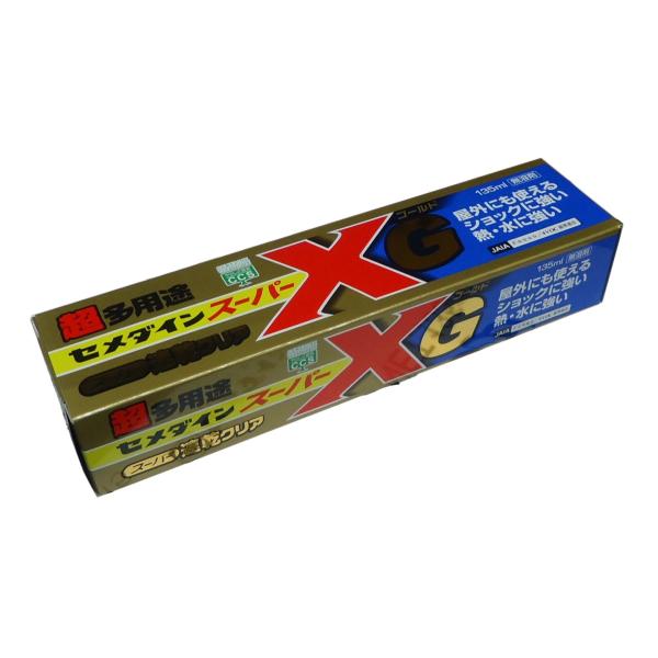 セメダイン　スーパーXG（ゴールド）　色：クリヤ　１３５ｍｌ　透明