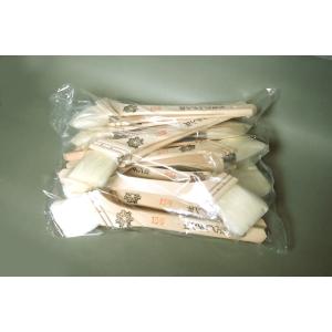 水性ウレタン用 刷毛　白毛　筋違　1.5号　40mm×10本　15号