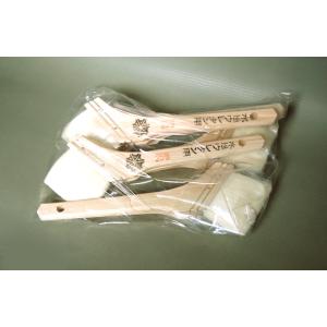 水性ウレタン用 刷毛　白毛　筋違　2.5号　60mm×5本　25号　【※代引不可※】