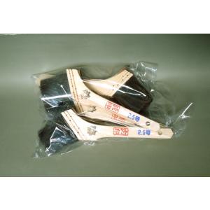 虎印　黒毛　筋違　2.5号　　60mm×10本