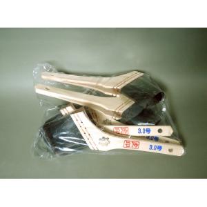 虎印　黒毛　筋違　3.0号　　70mm×10本