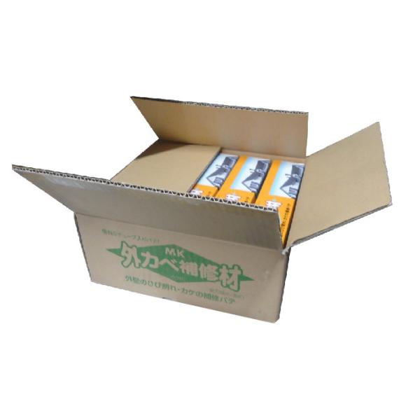 メーコー MK 外かべ補修材　330ml×10本入り1箱　ヘラ付