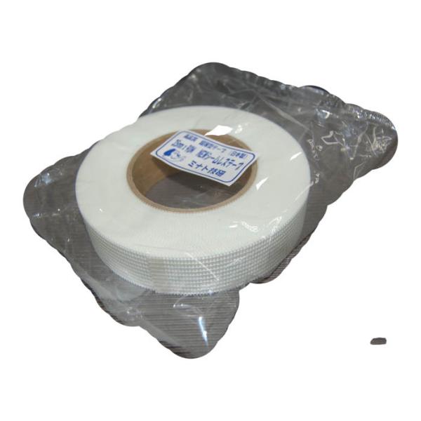 ミナト技研　NEWシームレステープ　35ｍｍｘ90ｍ　0.12ｍｍ厚　糊付きジョイントテープ　グラス...