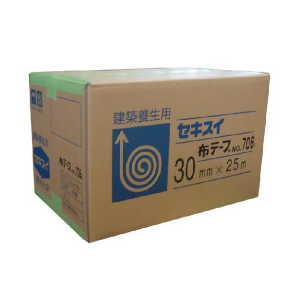 セキスイ　布テープNO.706G　　うす緑色　30mm×25m　48巻（１ケース）　　　　 SEKI...