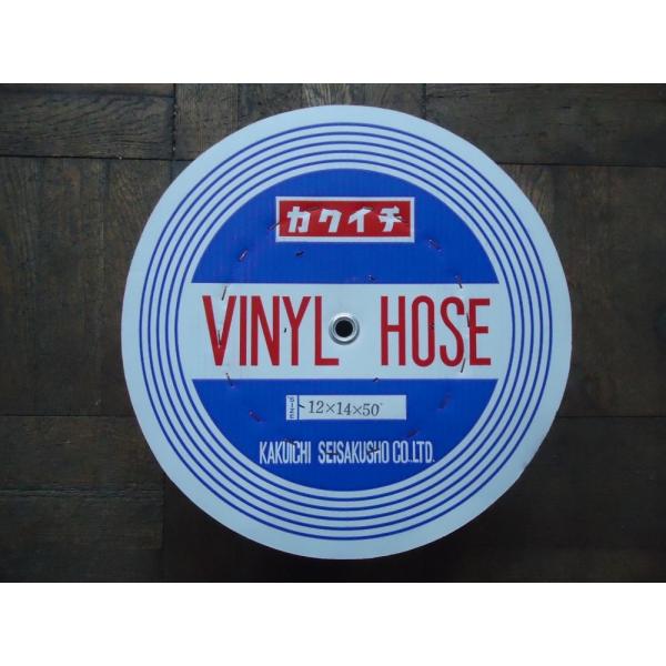 透明ホース　内径12mmｘ外径14mmｘ長さ５０ｍ　カクイチ　透明ビニールホース　12ｘ14ｍｍ　長...