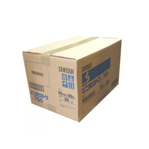 セキスイ　ビニクロステープ　No.750　茶　50mm×50m　30巻（１ケース）　　　　SEKISUI