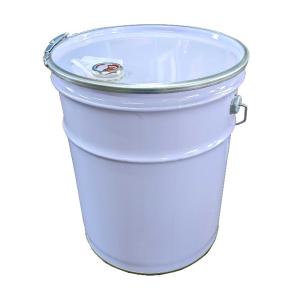 ペール缶 口金ベロ付 フタバンド式 白 20L...の詳細画像1