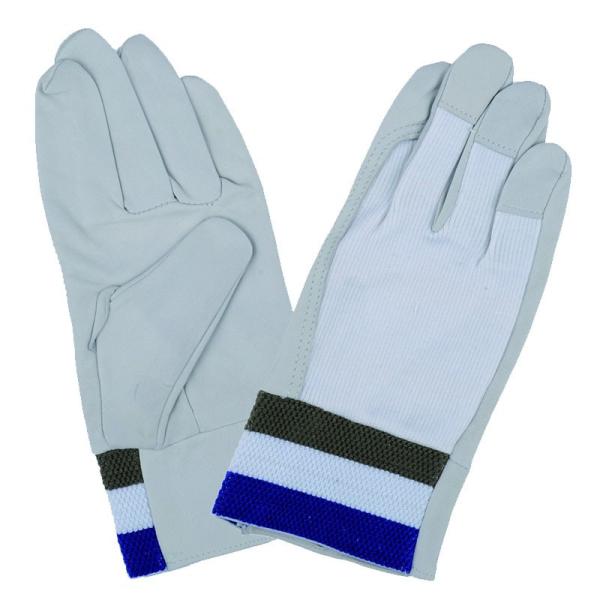 ホーケン　プロクレスト＃９２０　白　　Ｌ　牛表皮甲メリヤス　牛革手　【※代引不可※】